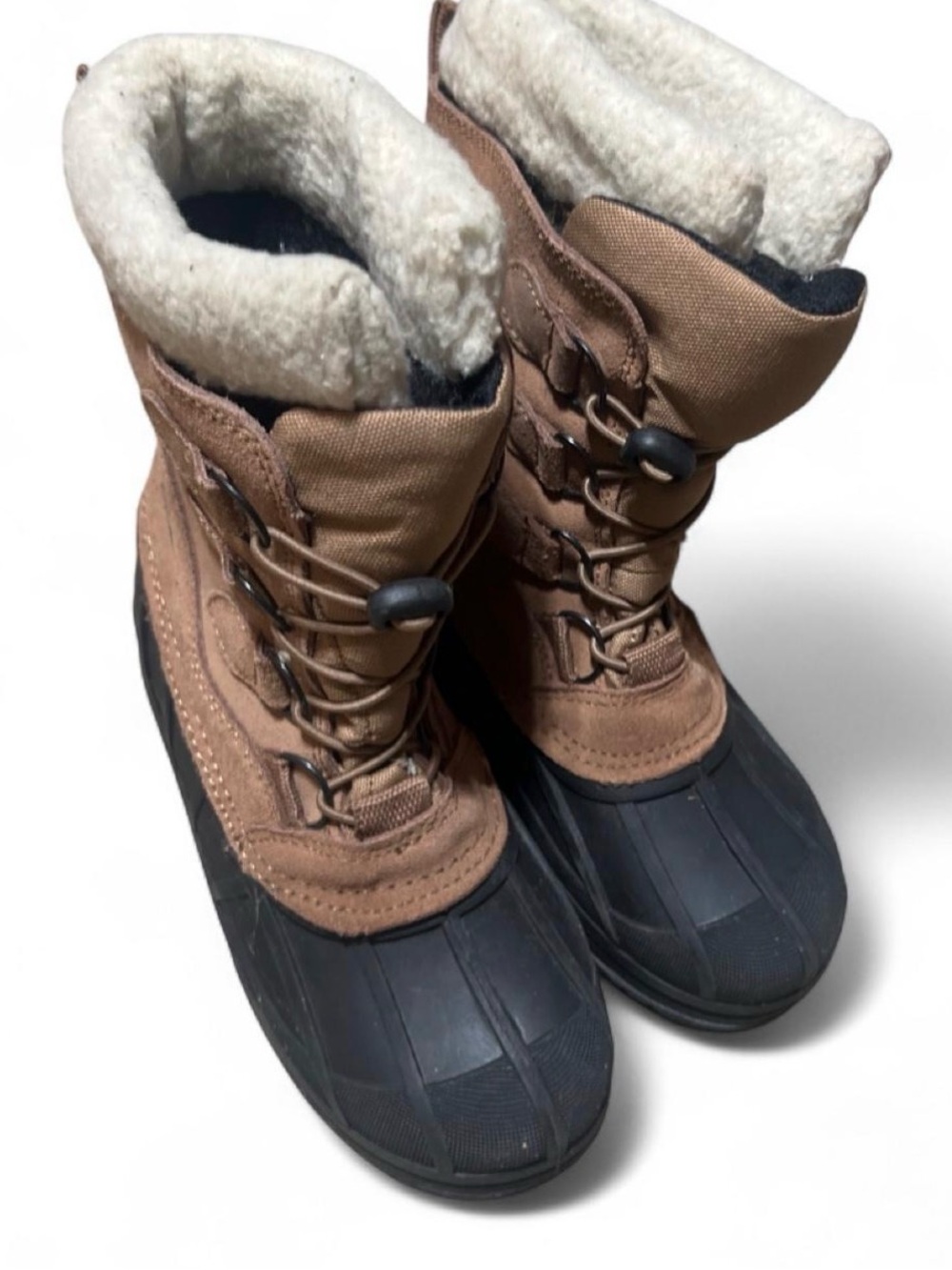 Kids Kamik Fur Boots Size 3